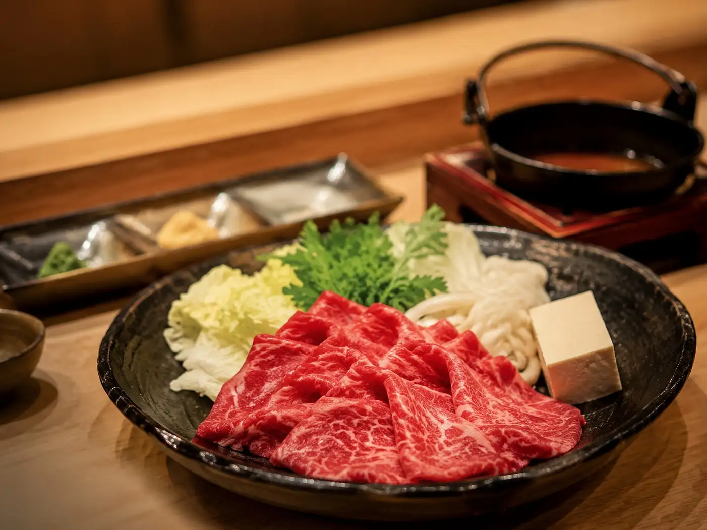 A4等級 日光霜降牛のすき焼き
